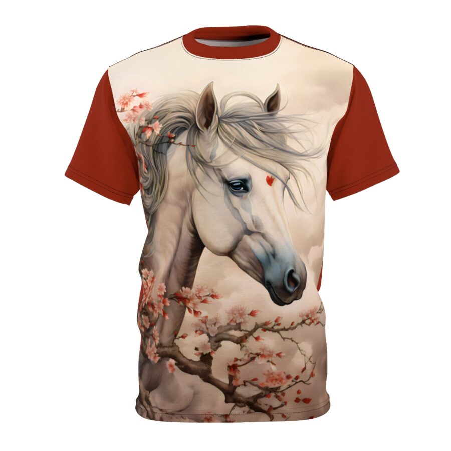 Cherry Blossom Horse T-Shirt
