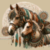 Horse T-Shirt-Dream Mare and Colt