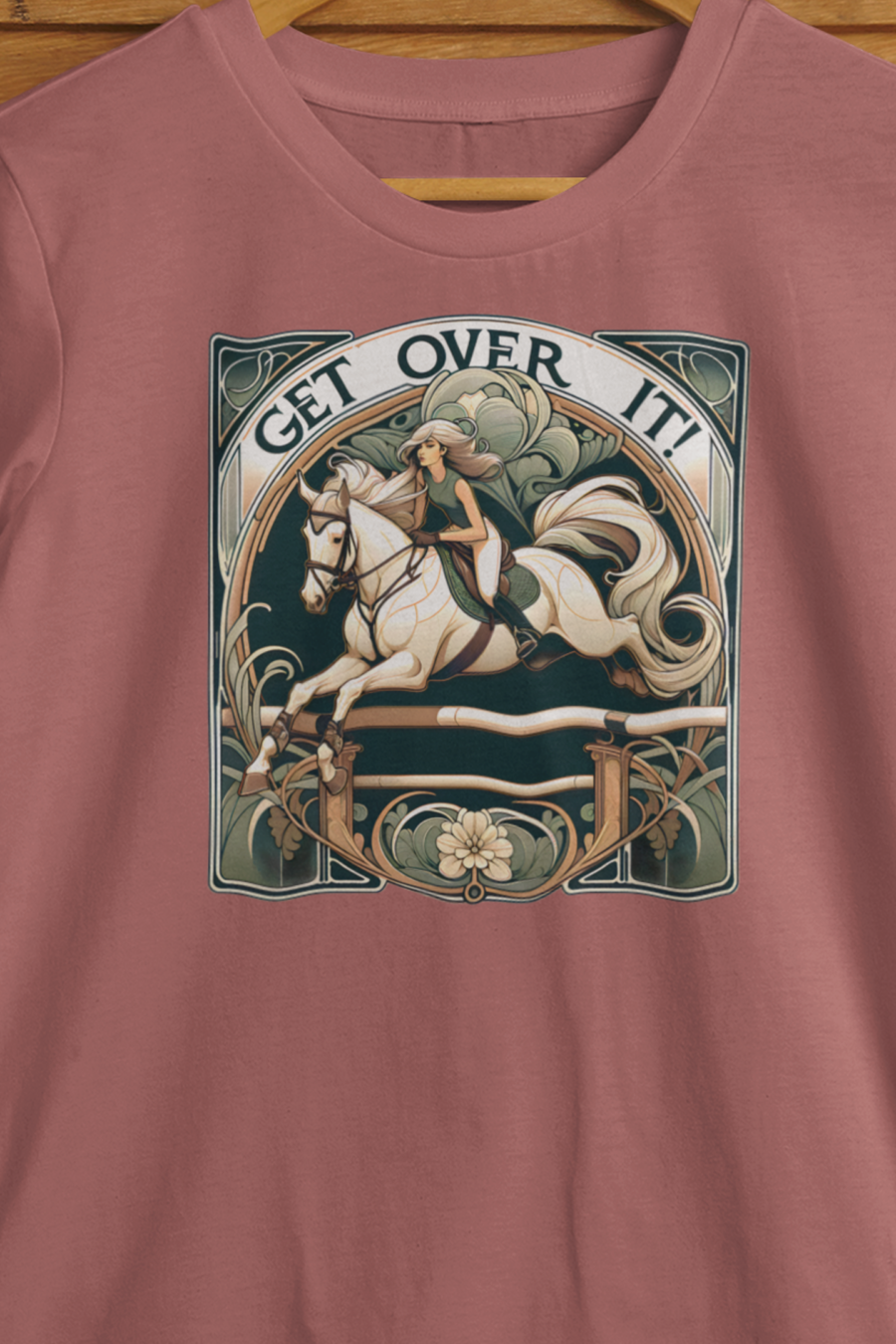 Jumper Horse T-Shirt "Get Over It!