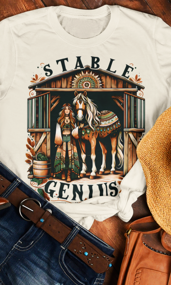 BOHO Stable Genius Horse Shirt