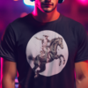 Cool Hip DJ Wearing a Bucking Bronco Tshirt