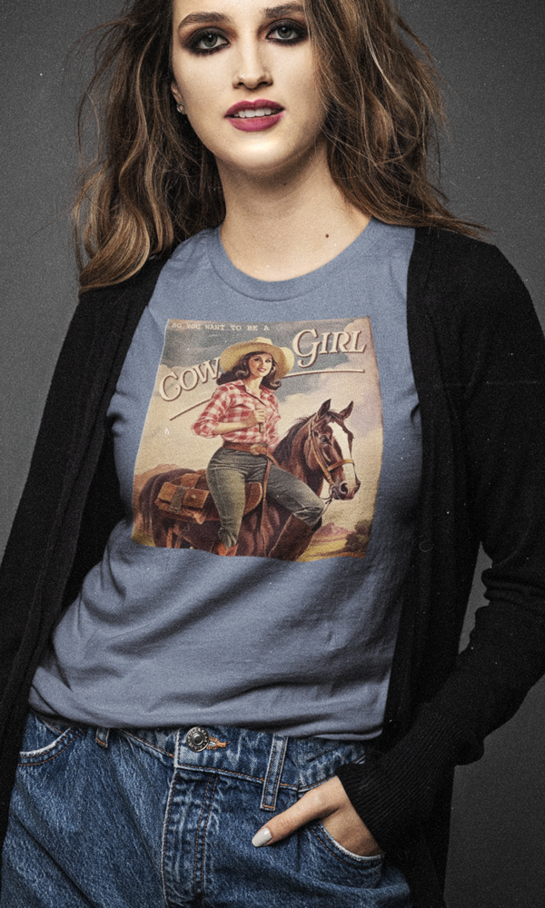 Vintage Cowgirl Western Tshirt
