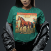 Vintage Horse and Roses Western Wear Ad