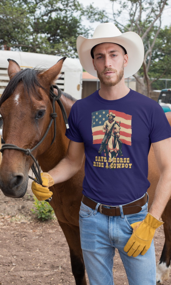 Save a Horse, Ride a Cowboy T-Shirt: Giddy Up, Yeehaw!